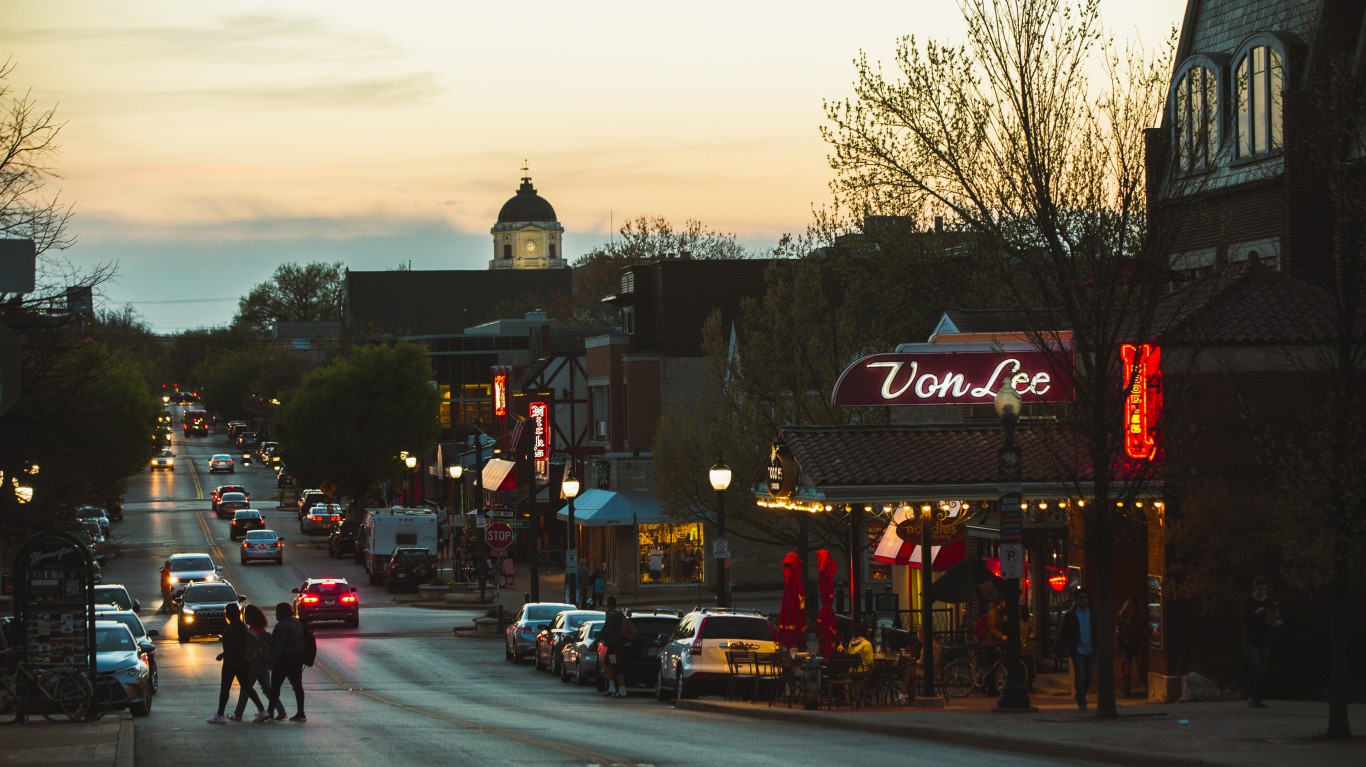 18. Bloomington, Indiana