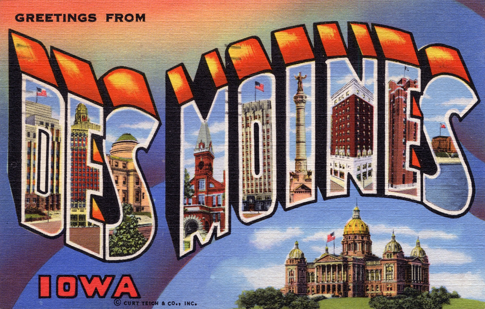 10. Des Moines, Iowa