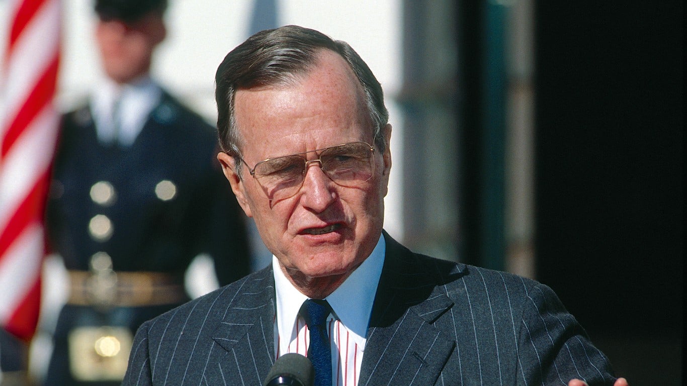8. George H. W. Bush