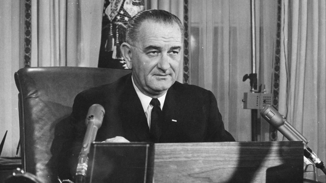 11. Lyndon B. Johnson